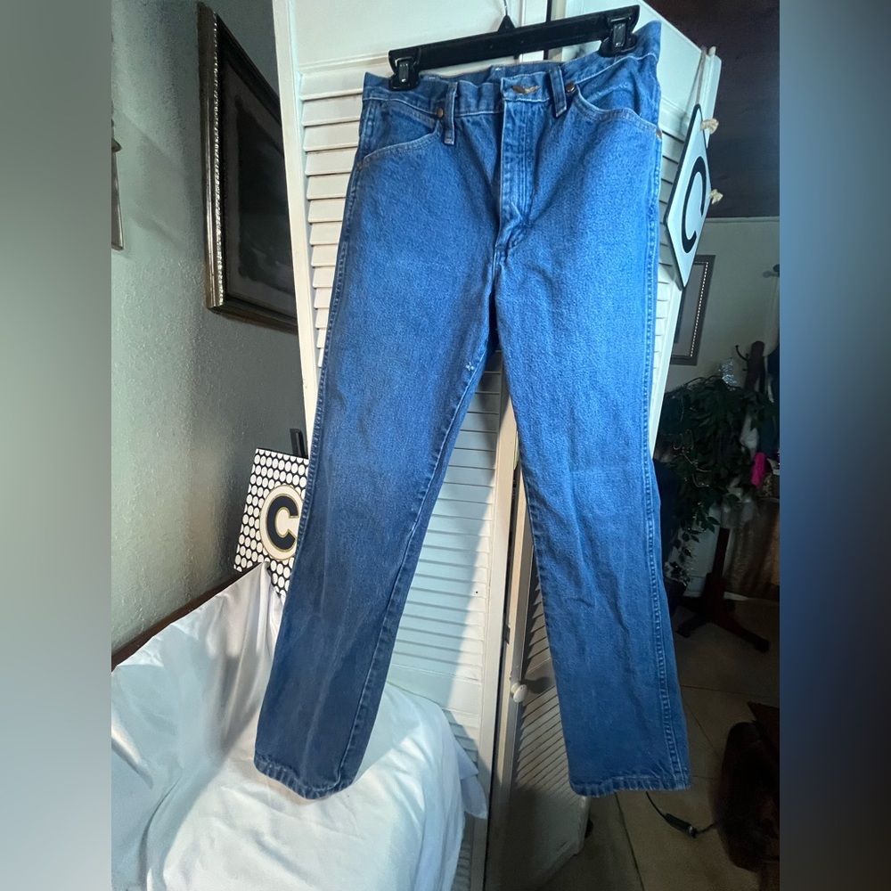 WRANGLER 30/32 Men’s Straight Blue Jeans